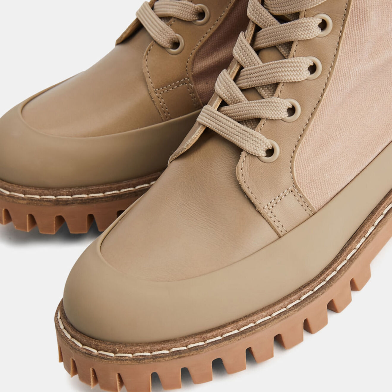 Tommy Hilfiger Boots Casual Lace Up beiges