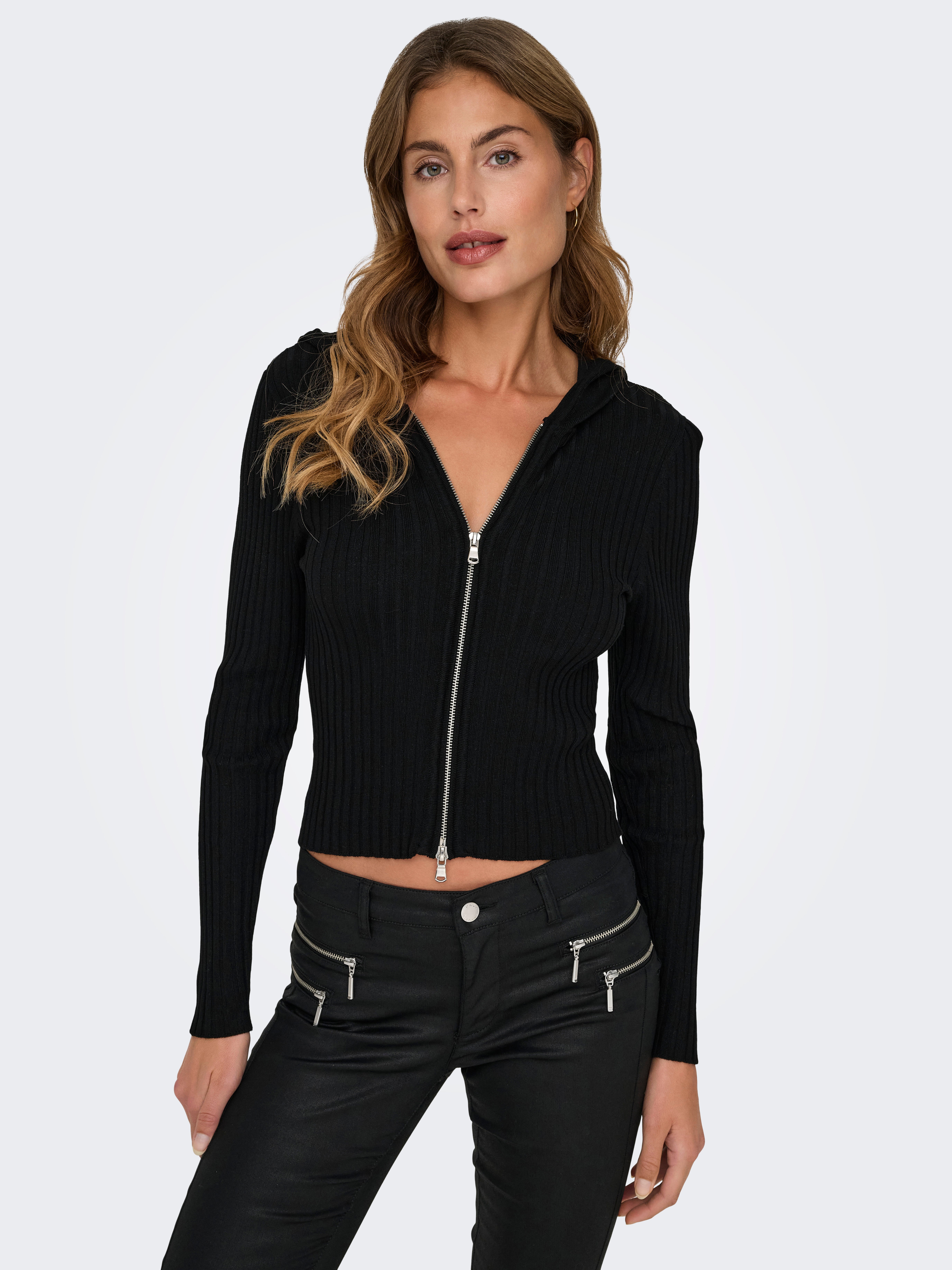 ONLMEDDI Strickjacke Black