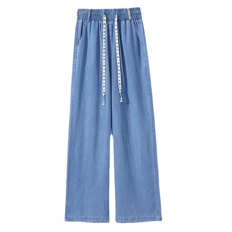 Hanji - Hoge taille gewassen rechte jeans (verschillende ontwerpen)