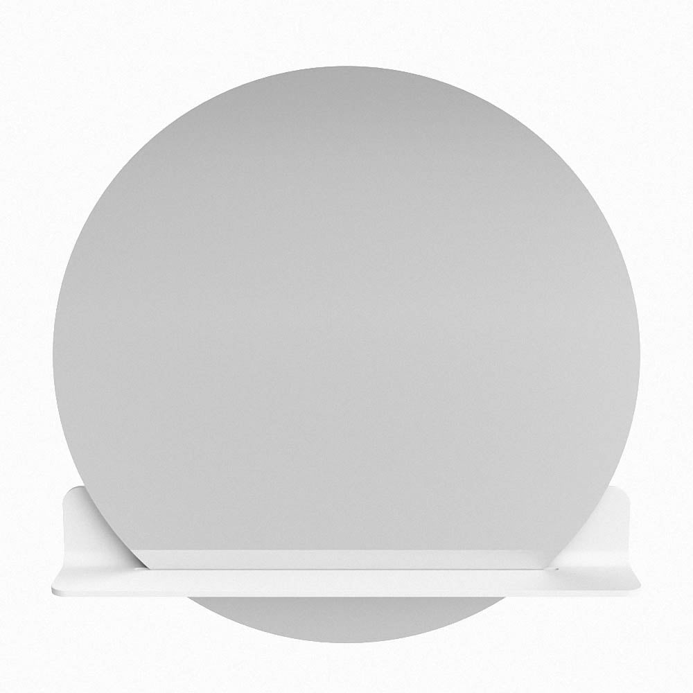 Mondiaz Spot spiegel rond Ø80cm met planchet talc