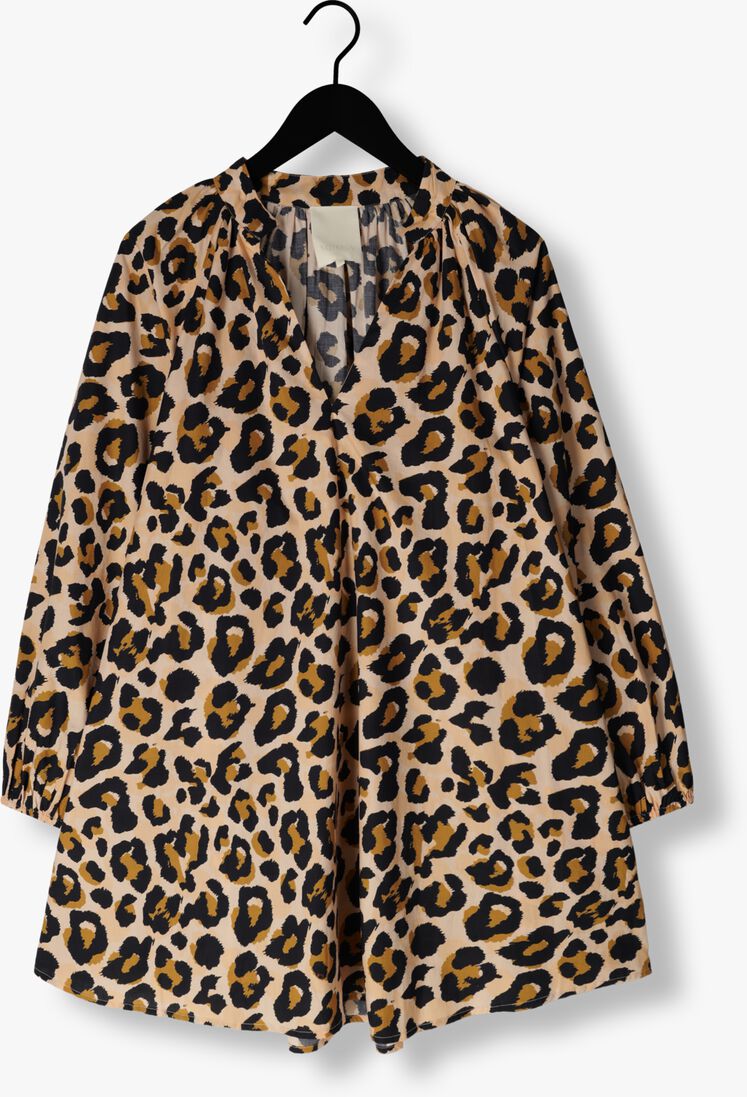 NOTRE-V leopard notre-v mini jurk nv-dayo mini dress