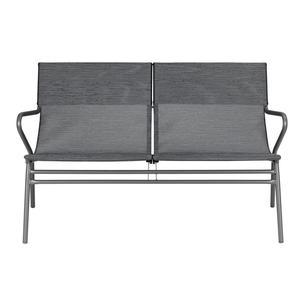 Bank mit niedriger Sitzfläche und hohem Komfort Vence Batyline® Duo Grau Obsidian