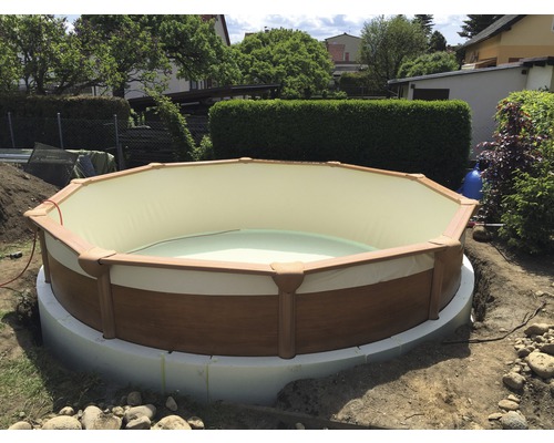 Beschermerbekistingsblokkenset Planet Pool, hoogte 52cm, voor zwembaden Ø 300x120cm