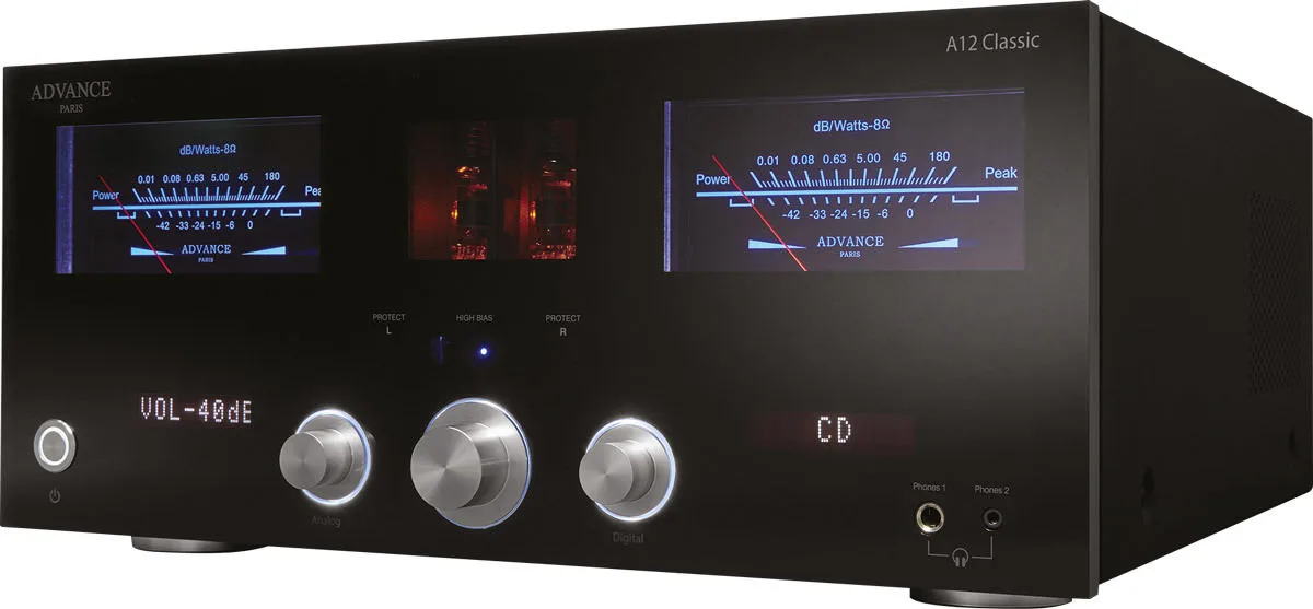 Advance Paris A12 Classic Noir Amplis hi-fi stéréo