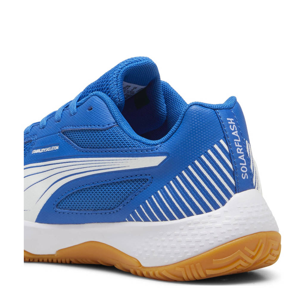 Solarflash IIIjunior zaalvoetbalschoenen kobaltblauw/wit