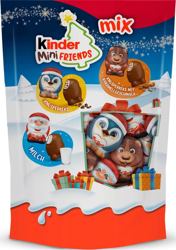Kinder - Mini Friends Mix - Chocolade - 201 g