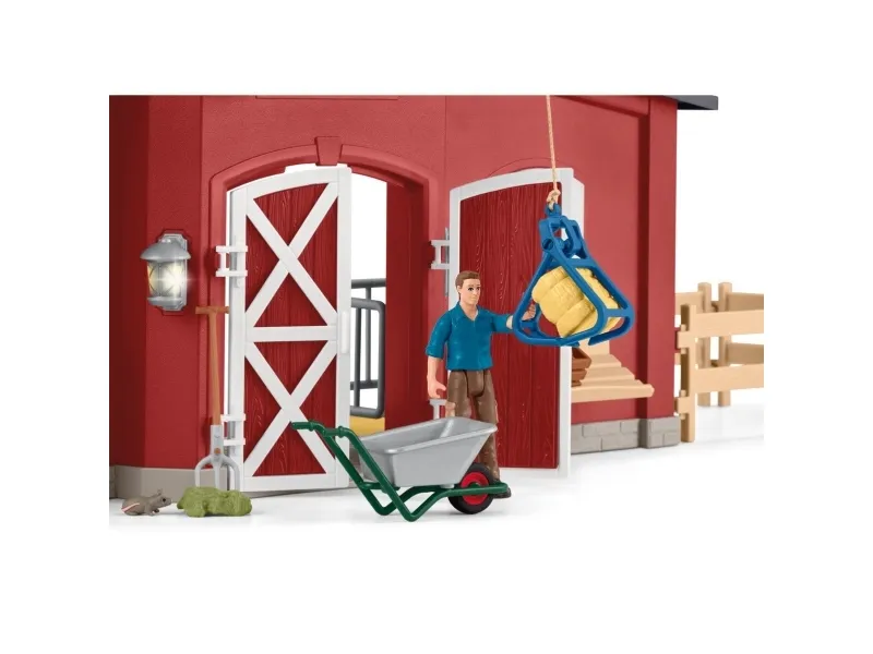 Schleich Red Barn with Animals and Accessories