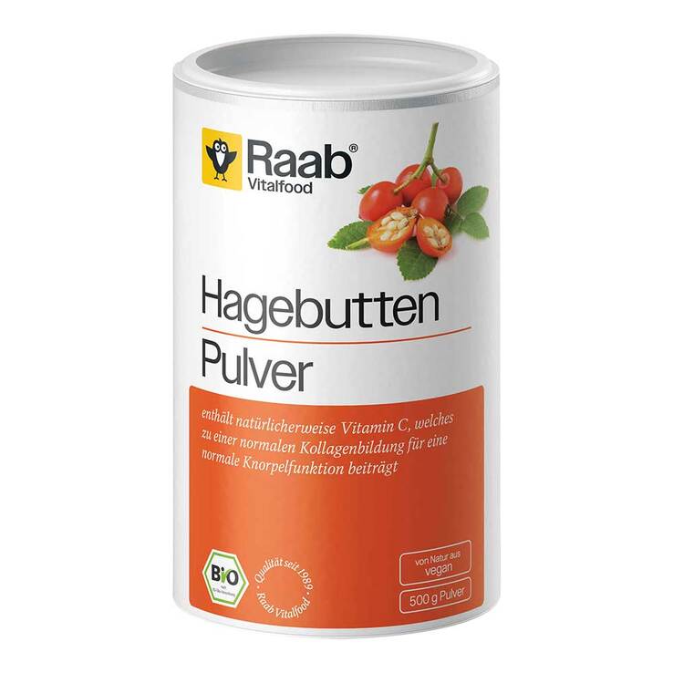 Raab Vitalfood Hagebutte Bio Pulver, 500 g