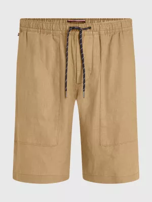 Shorts utilitários de linho Harlem Relaxed