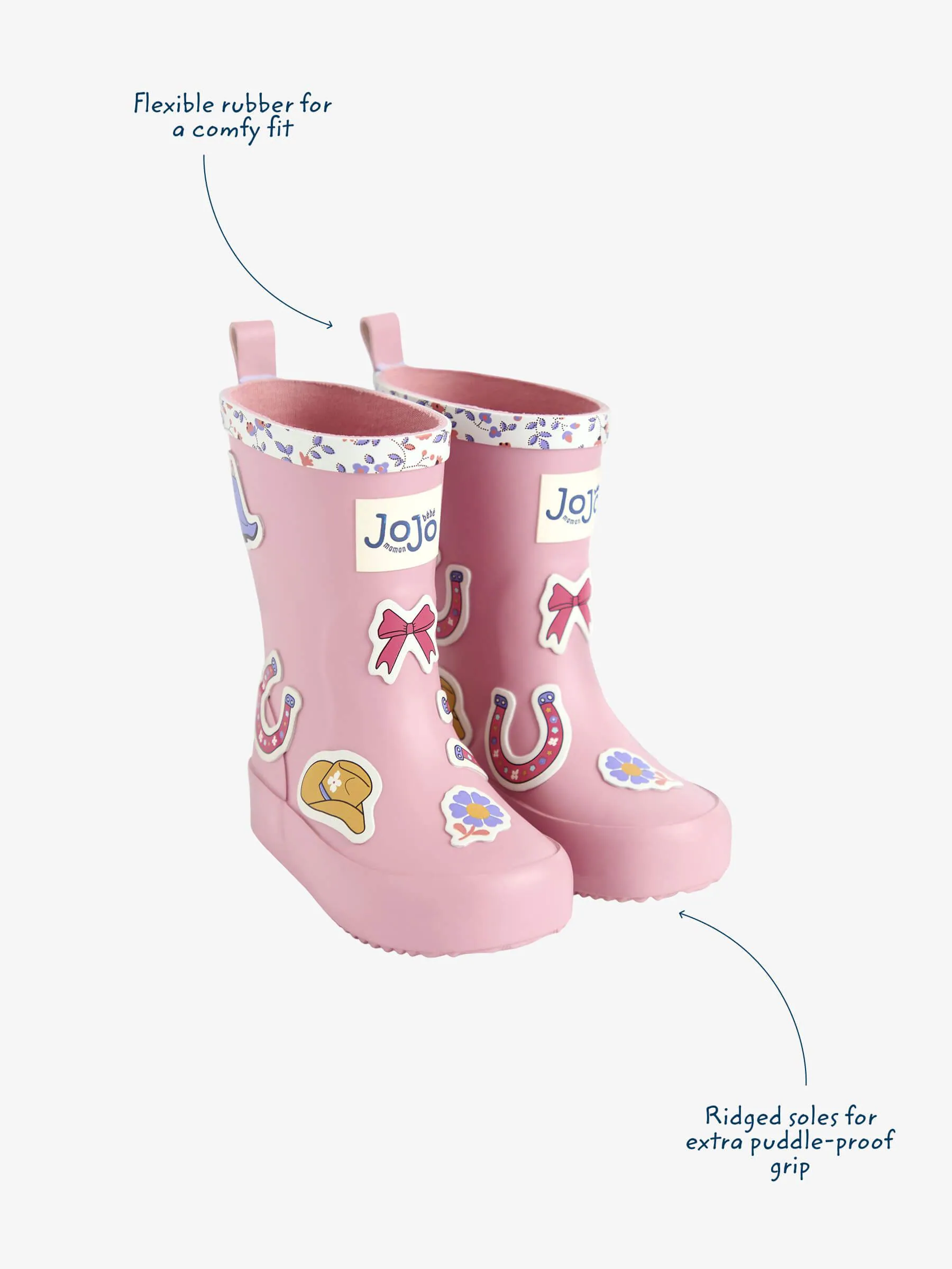 JoJo Maman Bébé Cowboy Print Wellies