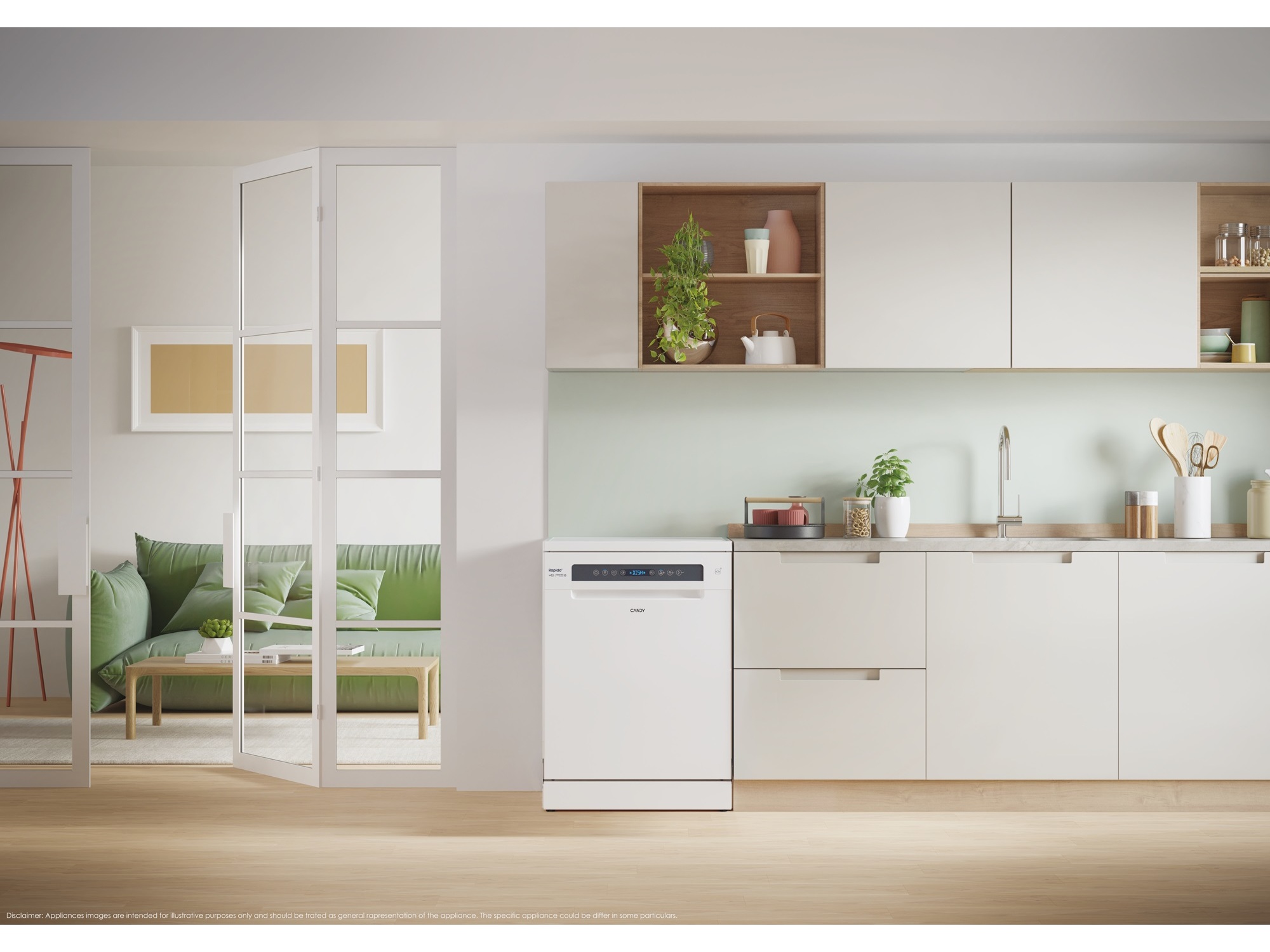 MÁQUINA LAVAR LOIÇA CANDY CF 4B7F0W BRANCO B 14 CONJUNTOS