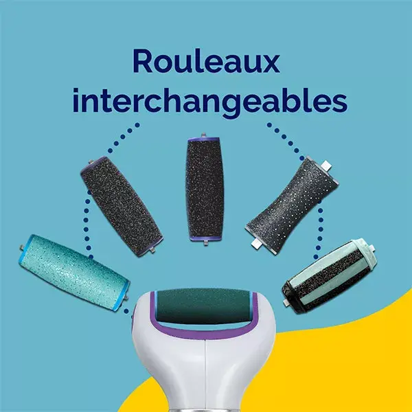 Lixa elétrica para pés Scholl Velvet Smooth 2 em 1: Esfolia e suaviza