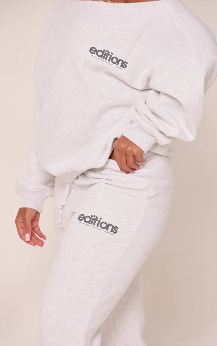 Gris Pantalon De Jogging Capri Sweat Shape Editions