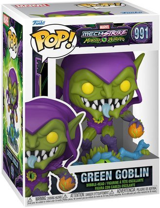 Figurine POP Bobble Bouffon Vert Marvel Mech Strike Monster Hunters
