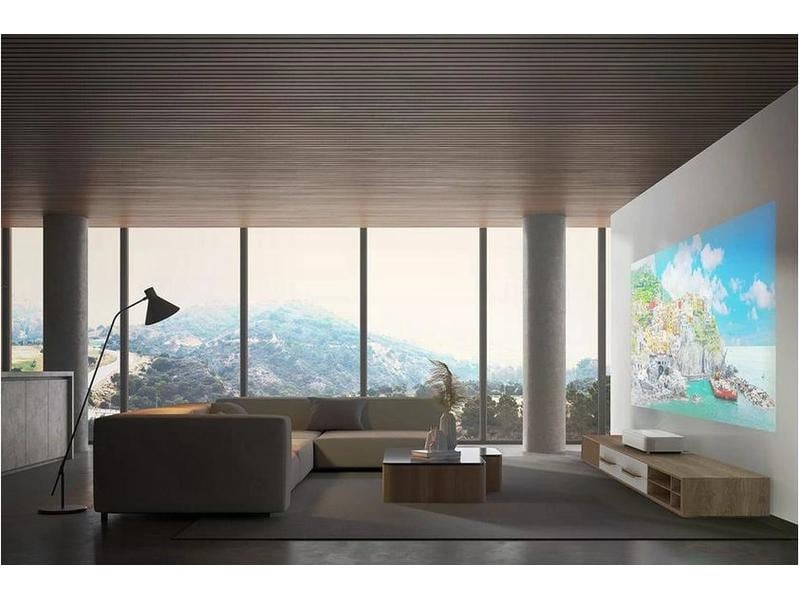 Epson Ultrakurzdistanzprojektor EH-LS800W Weiss 4k UHD Laser Ultrakurzdistanzprojektor