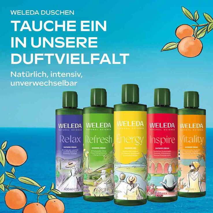Weleda Energy Shower Gel Ingwer, 400 ml