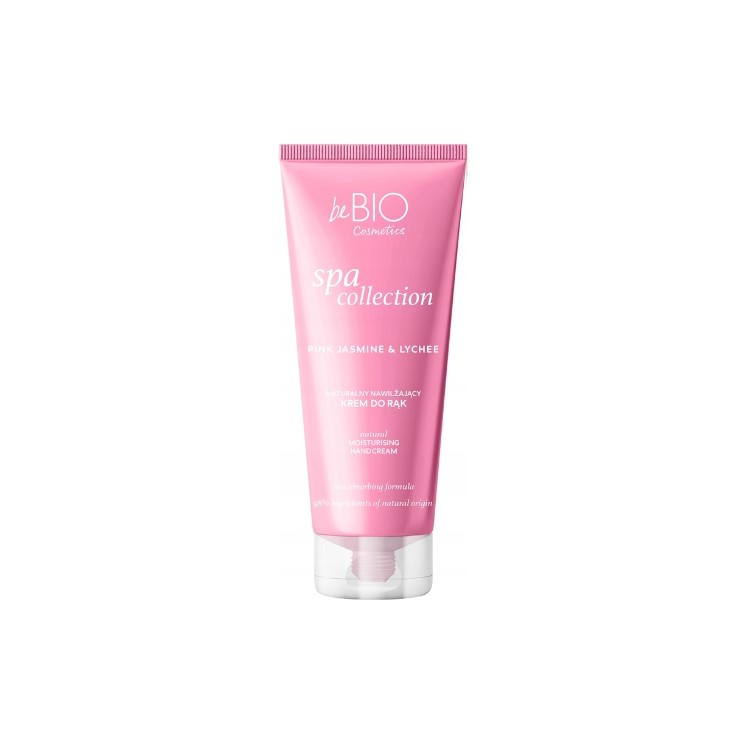BeBio Cosmetics Natürliche feuchtigkeitsspendende Handcreme Pink Jasmine & Litschi 50 ml