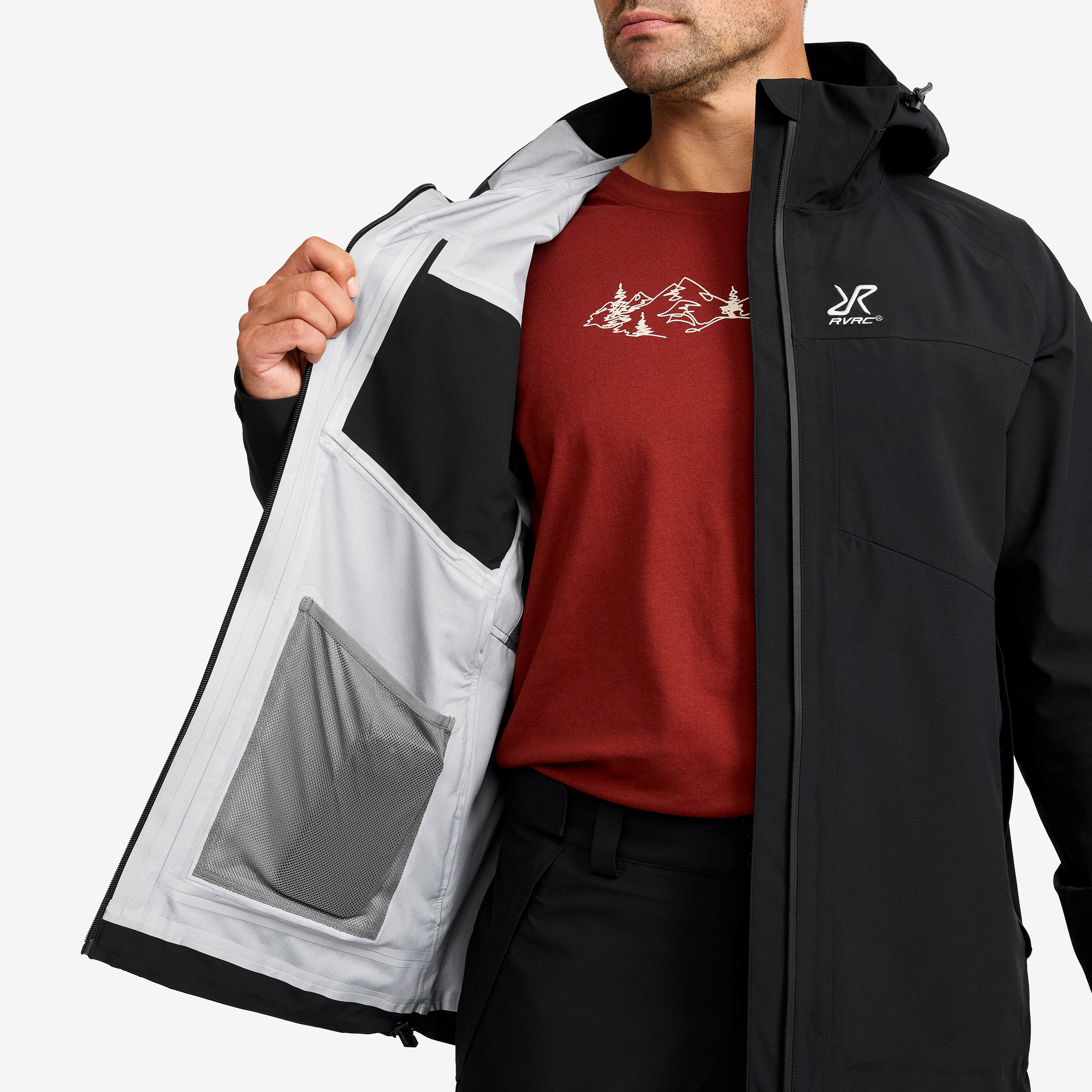 Cloud 3L Shell Jacket Herre Black