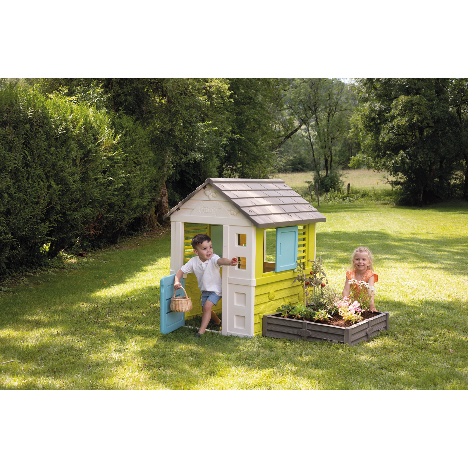 SMOBY Haus mit Sandkasten