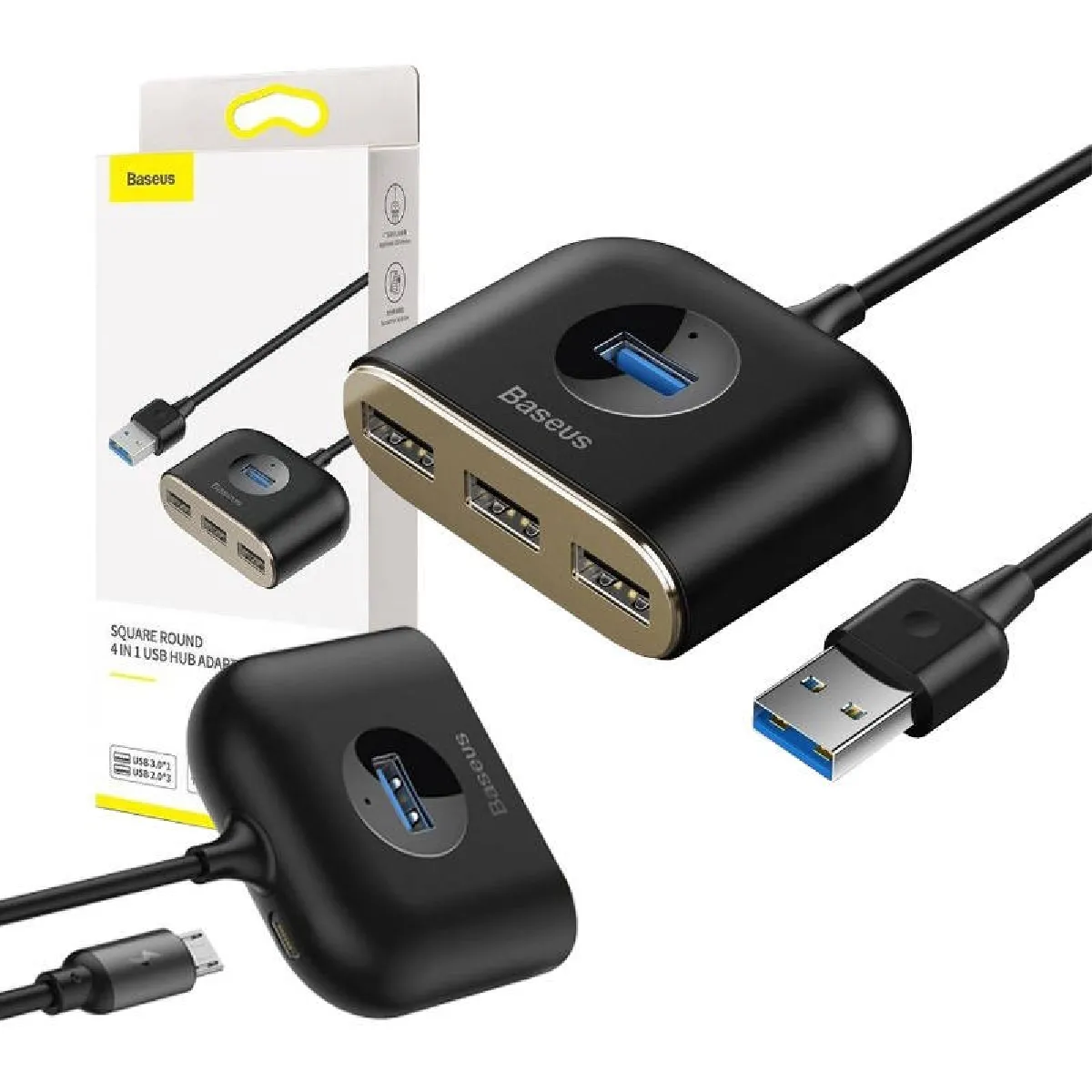 BASEUS HUB - Adaptateur USB 4 en 1