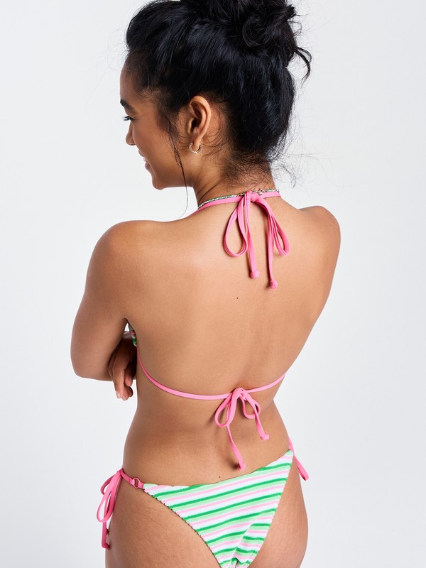 Roxy X Juicy Couture Haut de bikini triangle Vert Femme