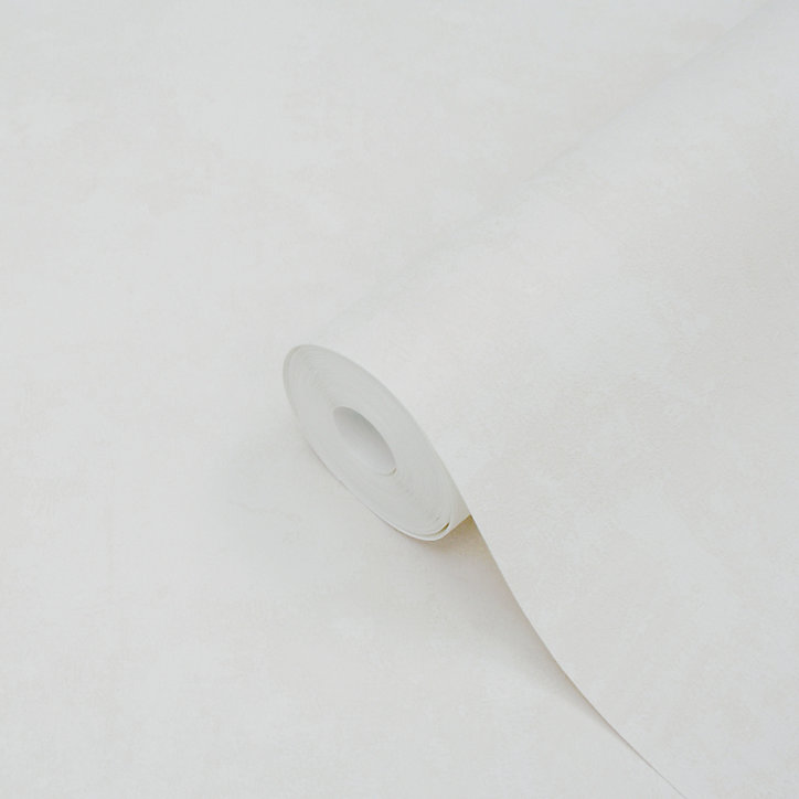 Papier peint vinyle sur intissé GoodHome Omey blanc cassé