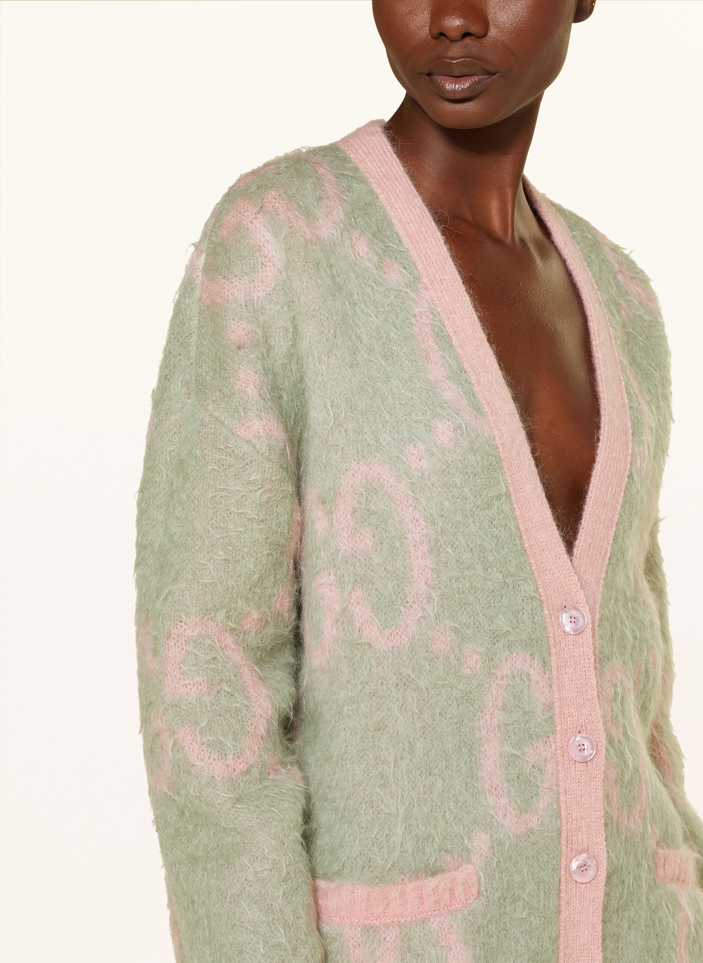 GUCCI Oversized-Strickjacke GG zum Wenden