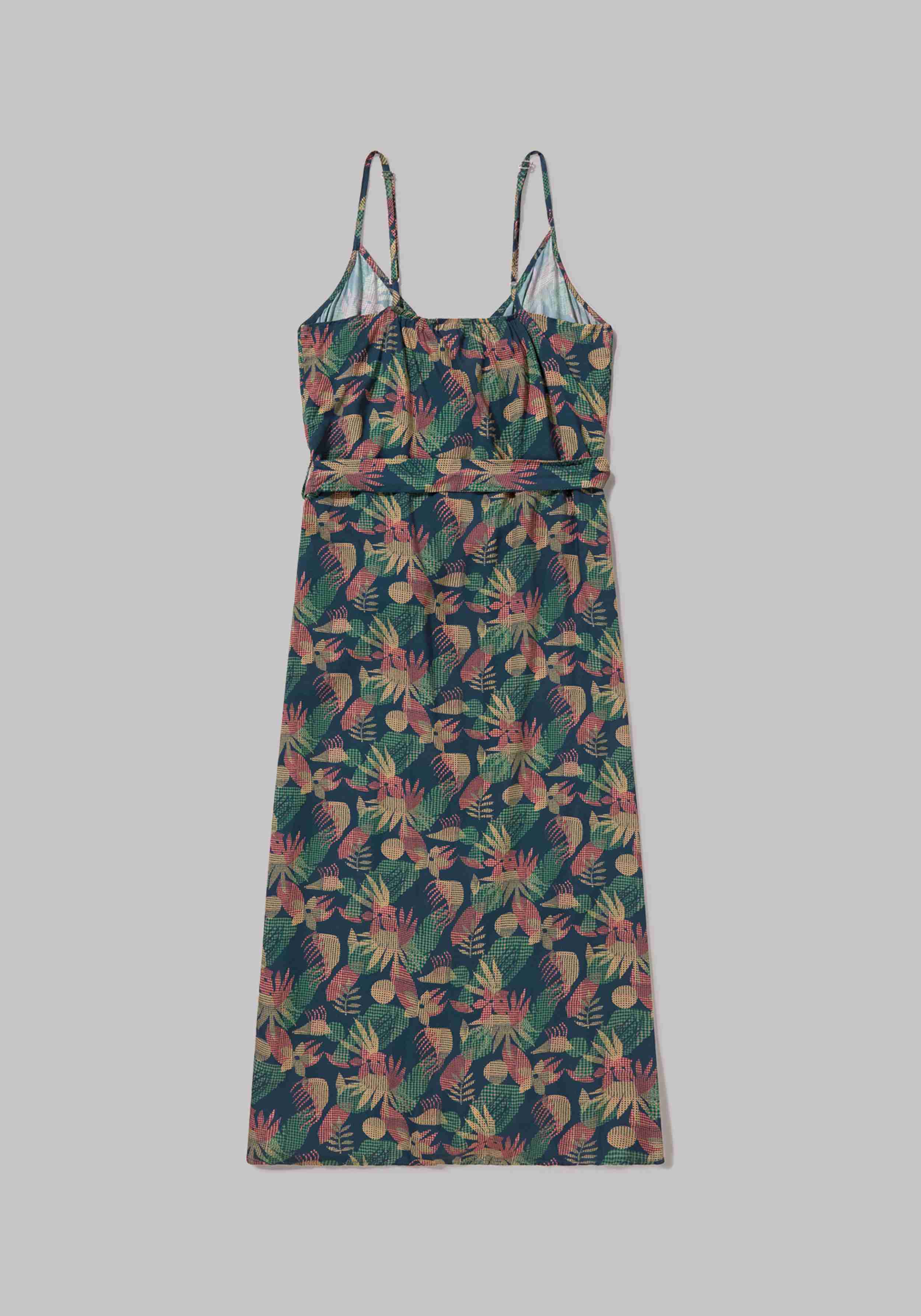 Brava Fabrics Kleid Flower Vishy Strap Dress Navy