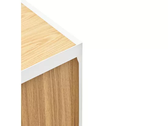 Arista - Casier à bouteilles en bois : Couleur - Blanc