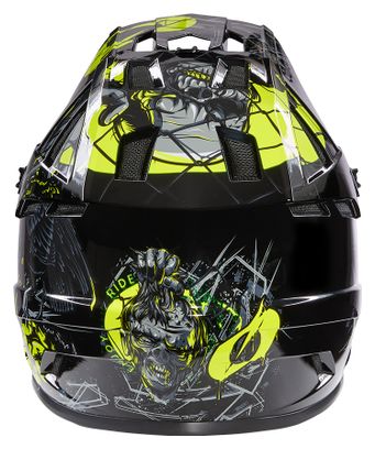 Casque Intégral O'Neal BACKFLIP ZOMBIE Noir/Jaune