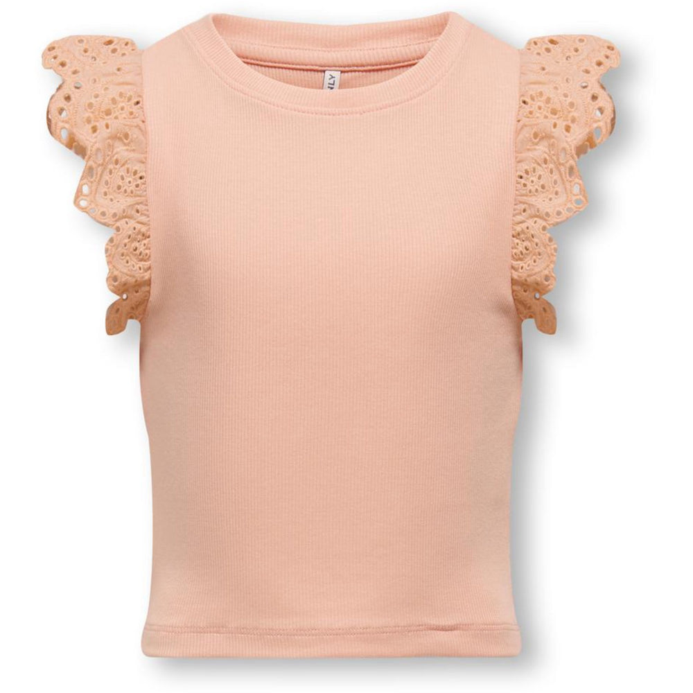 Køb kids ONLY Salmon Kogdrea Life S/S Top Jrs Noos