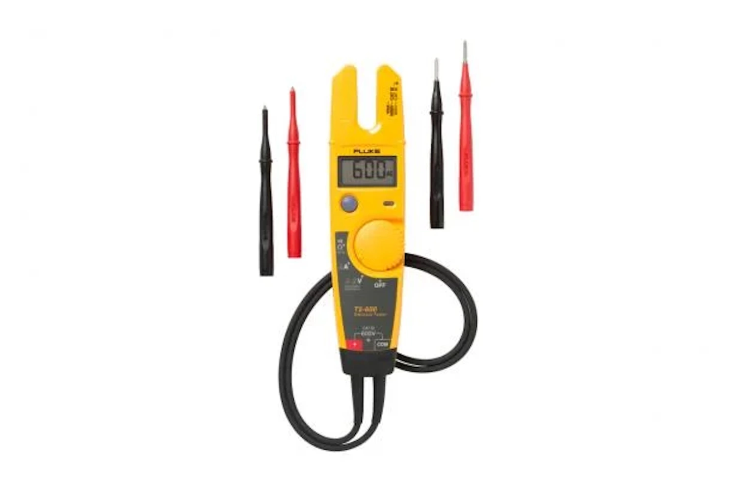 Fluke T5-600 Spannings- doorbel- en stroomtester - AC/DC 600V & AC 100A