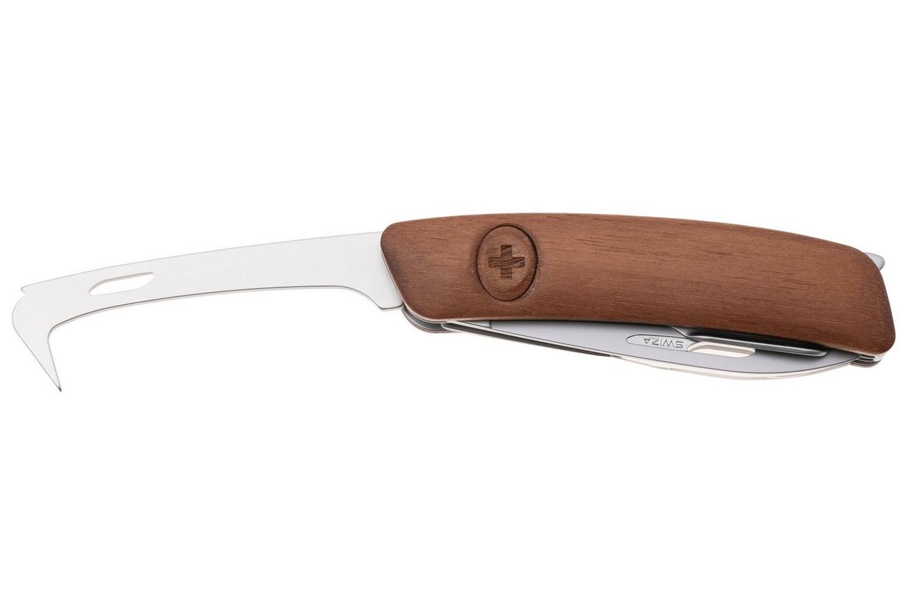 Swiza HO05R-TT AM, KHO.0096.6300, Walnut, Zwitsers zakmes, 7 tools