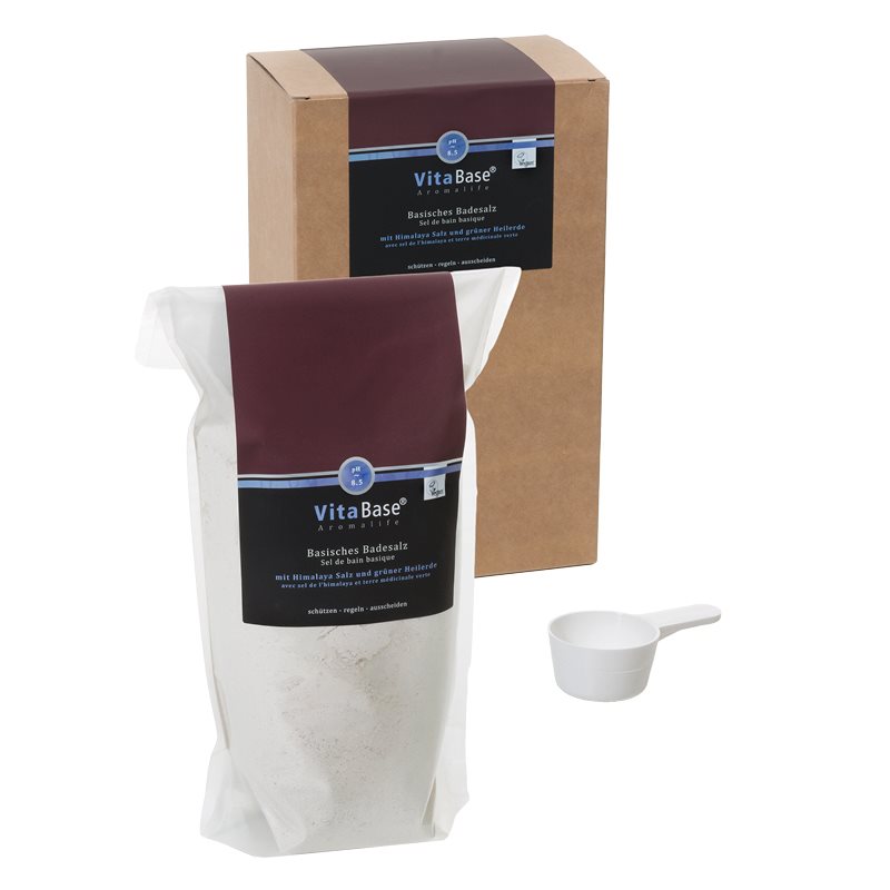 VITABASE Basisches Badesalz Btl 1000 g