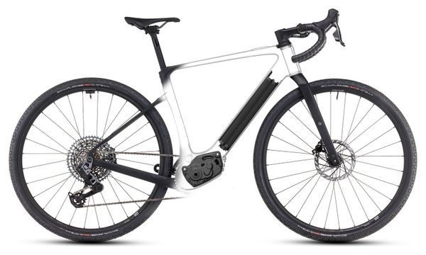 Vélo de Gravel Électrique Cube Nuroad Hybrid C:62 SLX 400X Sram Rival eTap AXS/Sram GX Eagle AXS 12V 400 Wh 700 mm Noir Carbon 2025