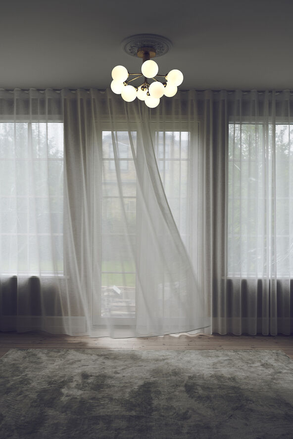 Nuura Apiales 9 Ceiling Brass / opal