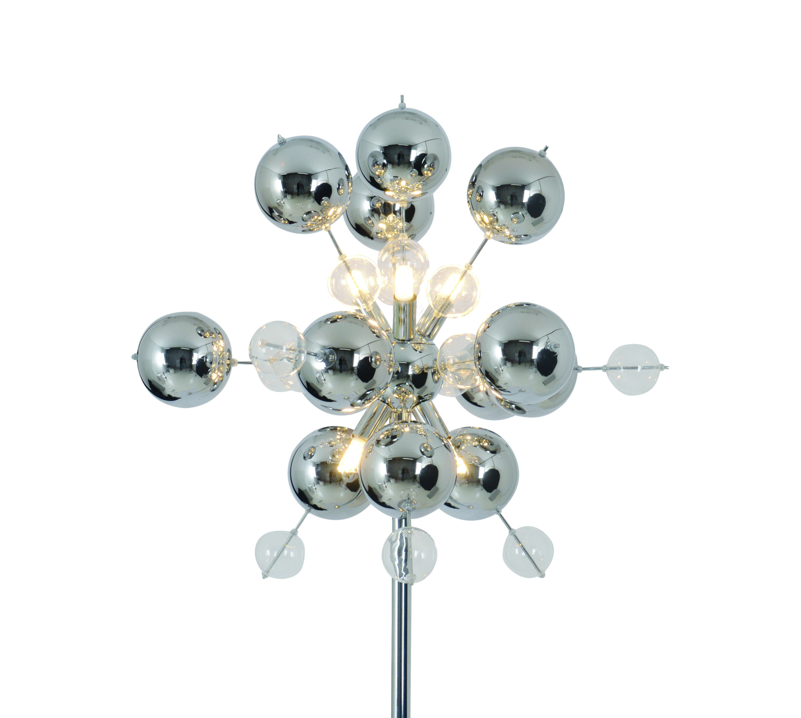 Stehleuchte Explosion - chrome - ca. 167 cm hoch