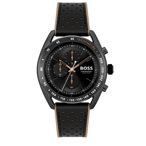 Hugo Boss Boss Center Court 1514022 Herreur, Sort, 44 mm