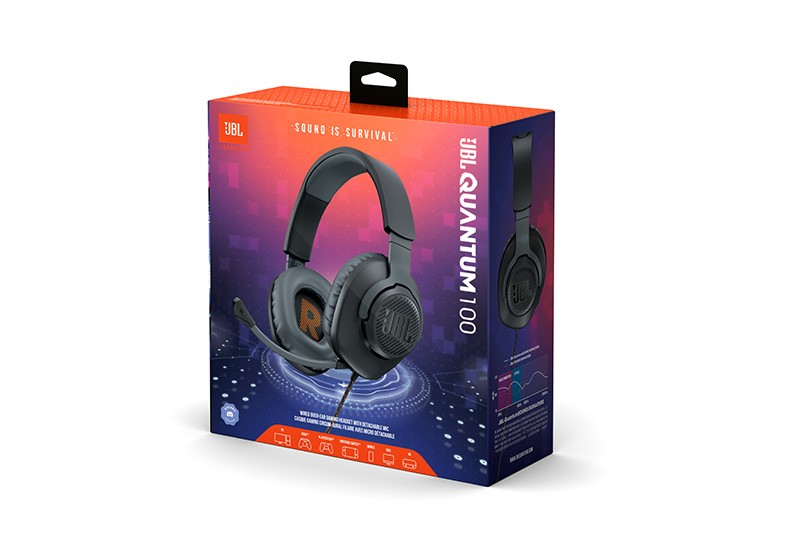 JBL - Quantum 100 - Wired Gaming Headset -E