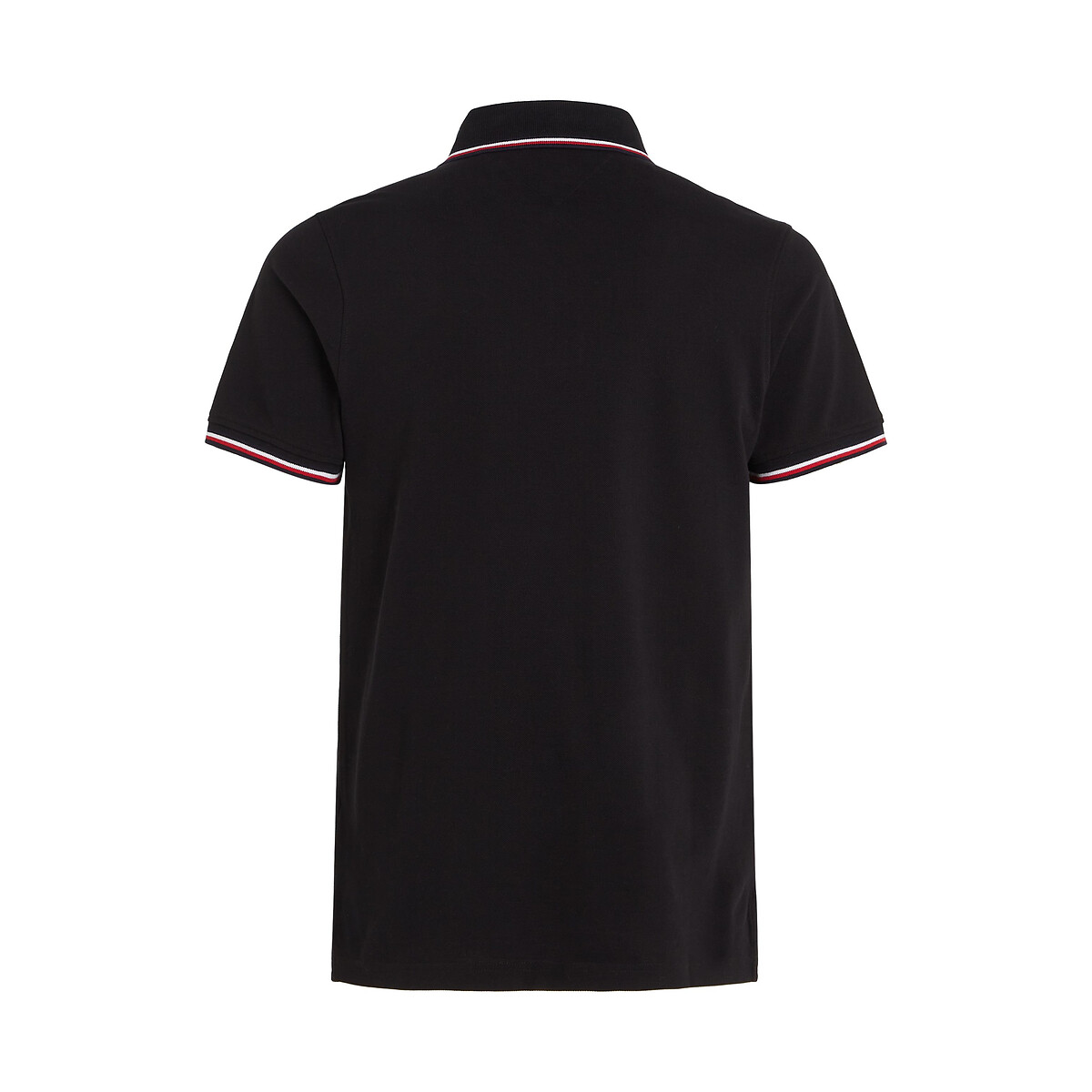 TOMMY HILFIGER<br>Polo slim em malha piqué Tommy Tipped