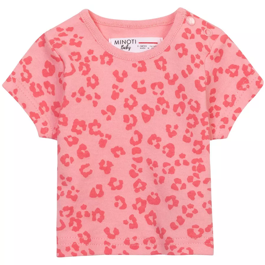 MINOTI 3er-Pack T-Shirts KorallrotApricot