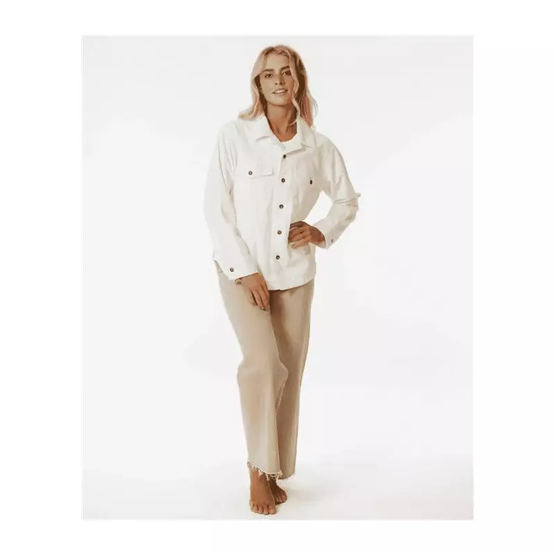 Chemise femme RIPCURL Stevie Cord Shirt Cream