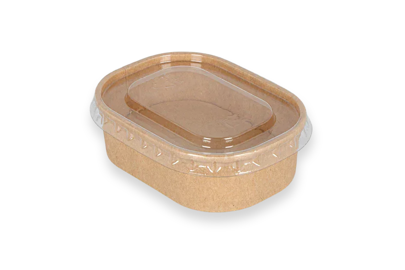 Sausbakjes 150ml 108mm rechthoekig kraft