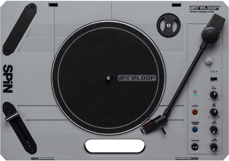Platenspeler - Draagbaar - Inclusief 7 Inch Vinyl - Bluetooth - USB Opnamefunctie