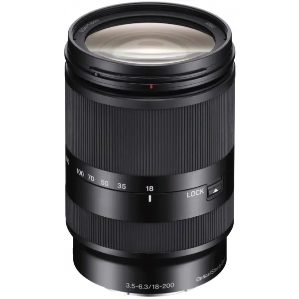 Sony SEL18200LE - Zoomobjektiv - 18 mm - 200 mm - f/3.5-5.6 OSS - Sony E-mount - for Cinema Line; a VLOGCAM; a1; a1 II; a6700; a7 IV; a7C; a7C II; a7CR; a7R V; a7s III; a9 III