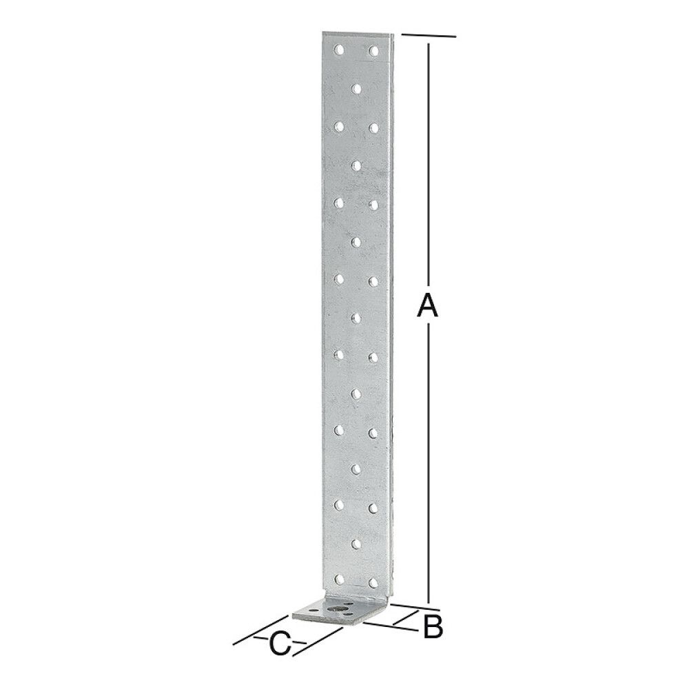 VINKEL VORMANN FLAT STÅL 200MM
