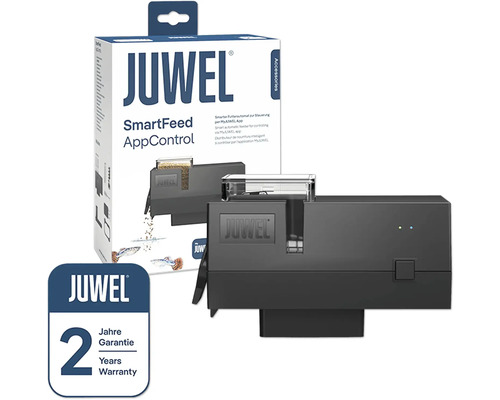 Juwel SmartFeed AppControl voederautomaat: slimme voederautomaat voor bediening via de MyJUWEL app, verwisselbare vijzel voor korrel- en vlokkenvoer