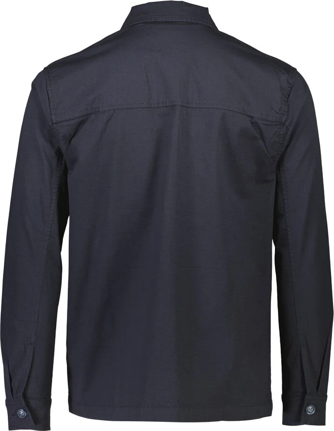 Lindbergh Rip stop overshirt L/S Blå