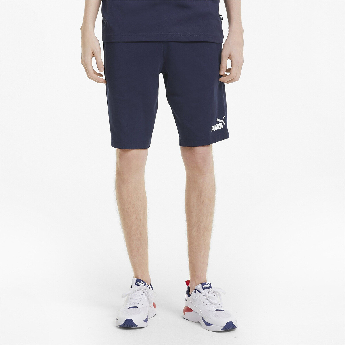 PUMA<br>Shorts com logo pequeno essencial
