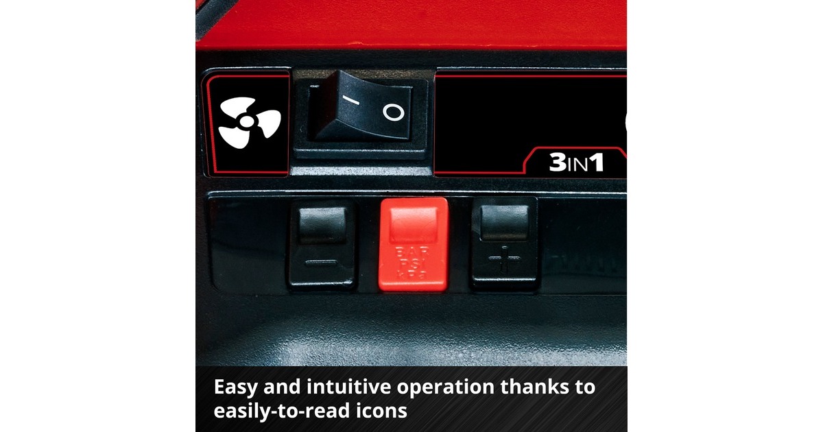 EINHELLAccu Compressor PRESSITO 18/21  (Rood/zwart, Accu en lader niet inbegrepen)